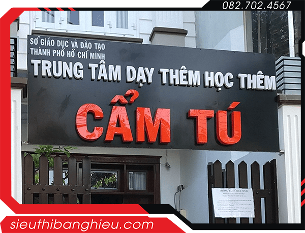 Bảng hiệu dạy thêm