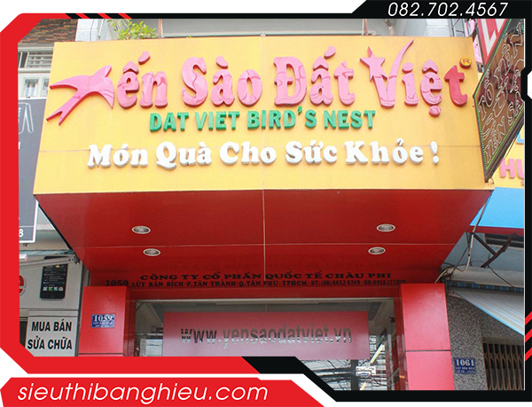 Bảng hiệu yến sào
