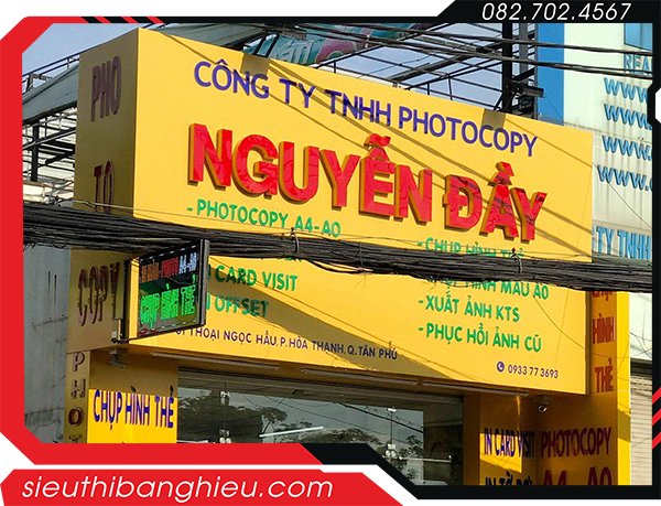 Bảng hiệu photocopy