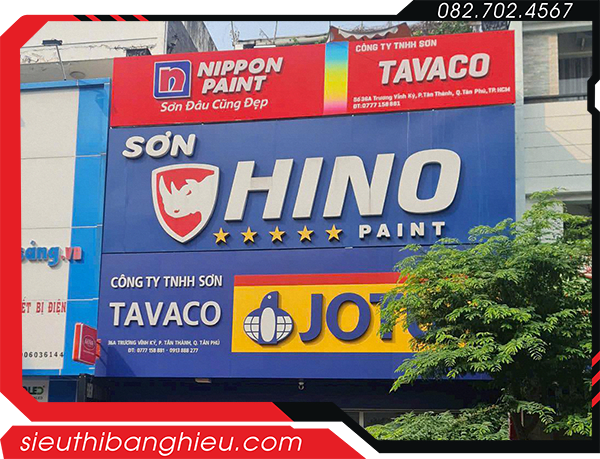 Bảng hiệu đại lý sơn