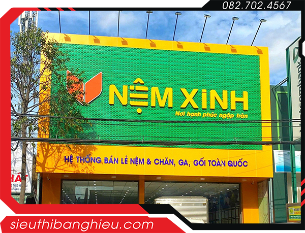 Bảng Hiệu Chăn Ga Gối Nệm