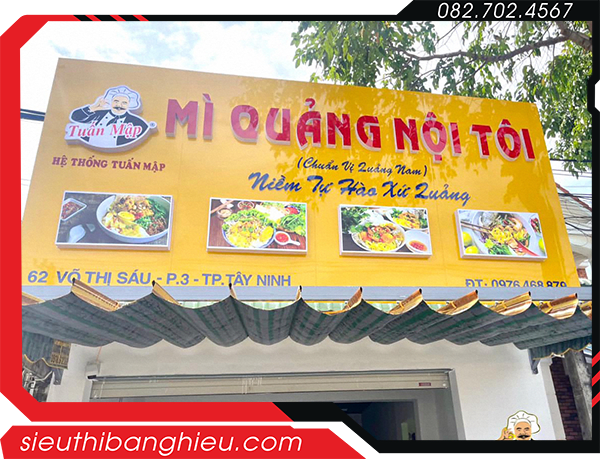 Bảng Hiệu Tiệm Mì Quảng