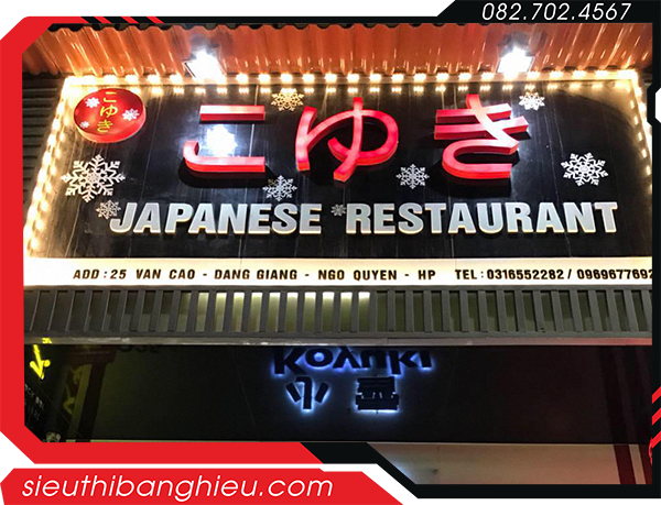 Bảng Hiệu Quán Nhật Bản