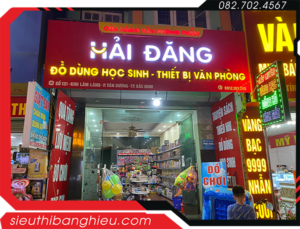 Bảng hiệu văn phòng phẩm