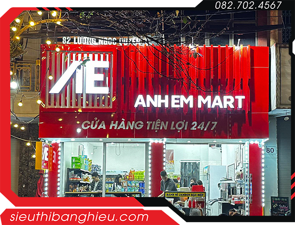 Bảng hiệu cửa hàng tiện lợi