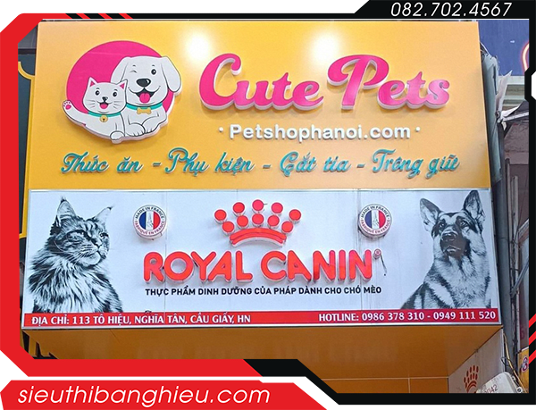Bảng hiệu pet shop