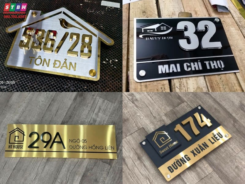 Dịch vụ làm bảng số nhà alu chuyên nghiệp