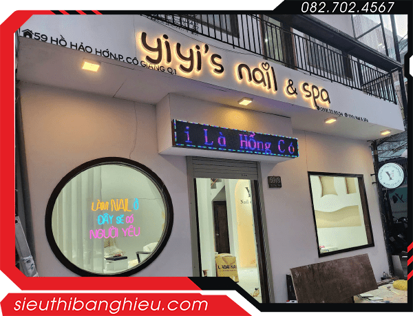Làm Bảng Hiệu Spa Tại TP.HCM, Thiết Kế, Báo Giá, Thi Công Nhanh