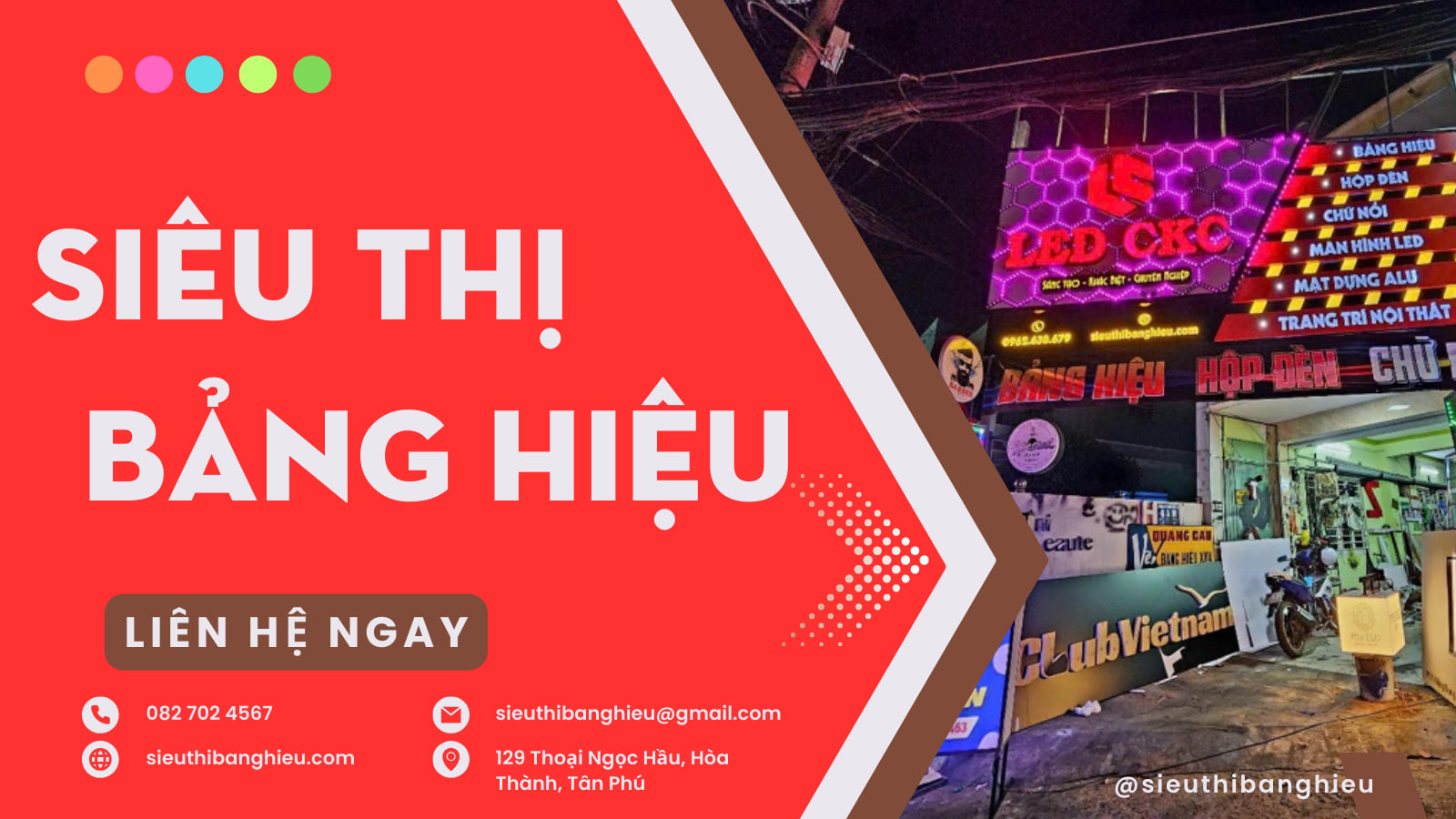 Làm Bảng Hiệu Quảng Cáo Trọn Gói, Uy Tín, Nhanh Chóng tại TPHCM