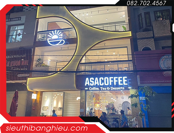 Thiết Kế Bảng Hiệu Quán Cafe Chuẩn Phong Cách, Hút Khách Từ Xa