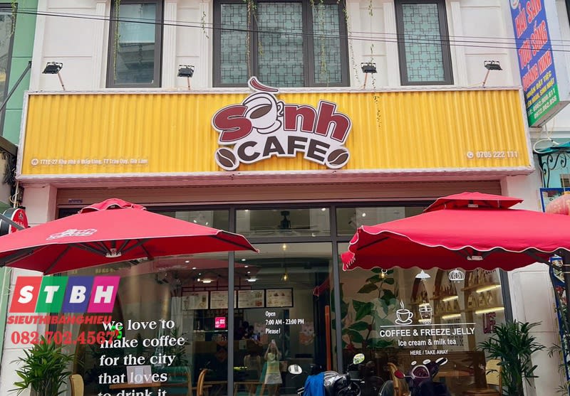 Bảng Hiệu Cafe Dành Cho Chủ Tiệm Trẻ