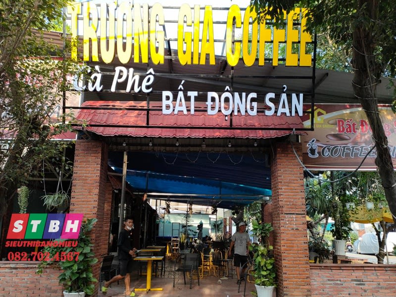 Thiết Kế Bảng Hiệu Cafe