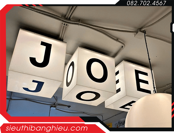 Hộp đèn mica 5 mặt