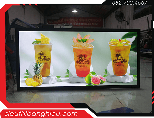 Hộp đèn nắp bật