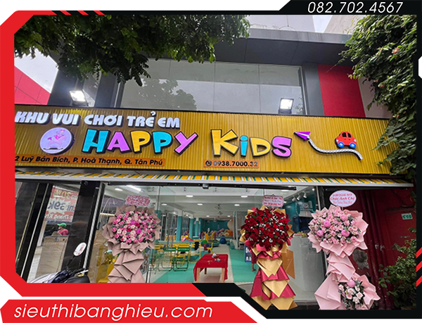 Bảng Hiệu Khu Vui Chơi Trẻ Em