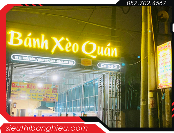 Bảng Hiệu Quán Bánh Xèo