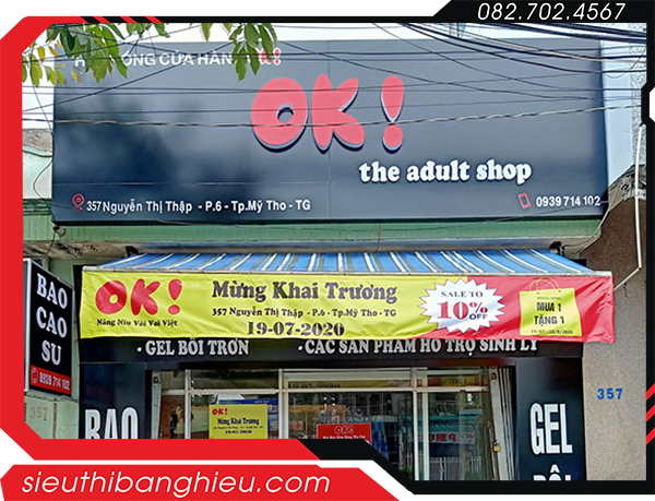 Bảng Hiệu Bao Cao Su