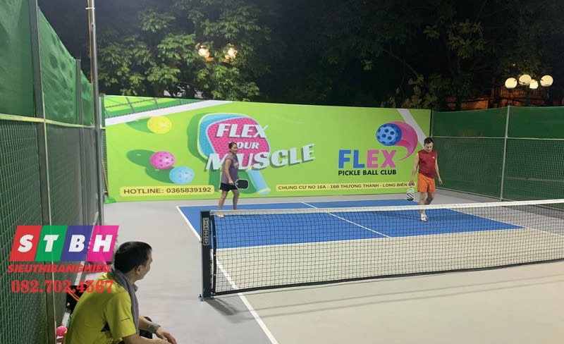 Thiết kế bảng hiệu Pickleball sáng tạo, thu hút người trẻ
