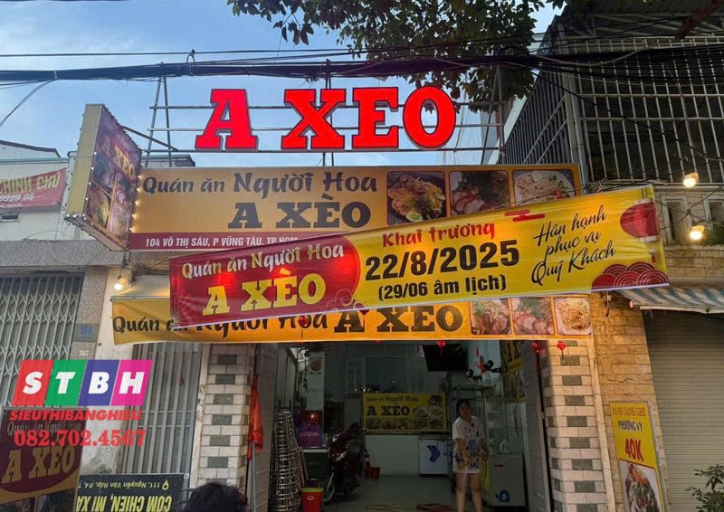 Thiết kế bảng hiệu quán người Hoa độc đáo, thu hút thực khách