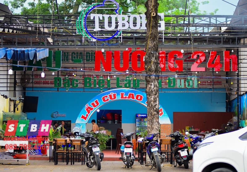 Bảng hiệu quán nướng đẹp mắt, thu hút thực khách