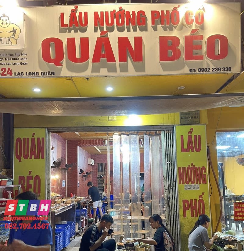 Mẫu bảng hiệu quán nướng giá rẻ, phù hợp quán nhỏ