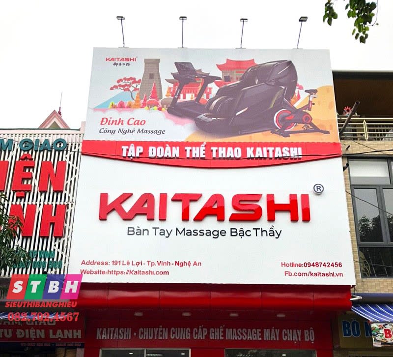 Bảng hiệu alu chữ nổi