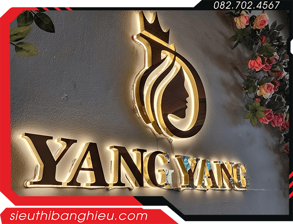 Chữ Nổi Inox Vàng Gương