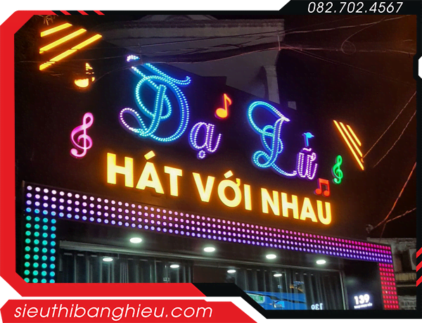 Mẫu bảng hiệu karaoke