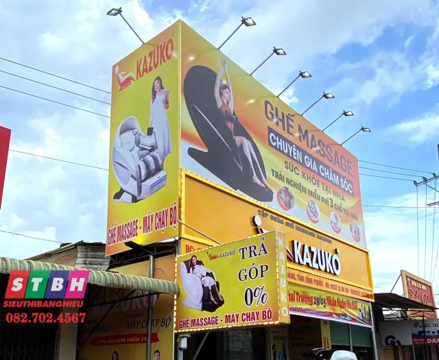 Bảng hiệu bạt Hiflex bền đẹp — chịu nắng mưa tốt, phù hợp cửa hàng ngoài trời.