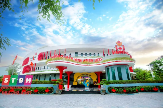 Bảng hiệu trường học đẹp và bền, thiết kế hiện đại nâng tầm uy tín nhà trường