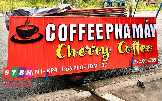 Bảng hiệu cà phê hiện đại đẹp và dễ thu hút khách