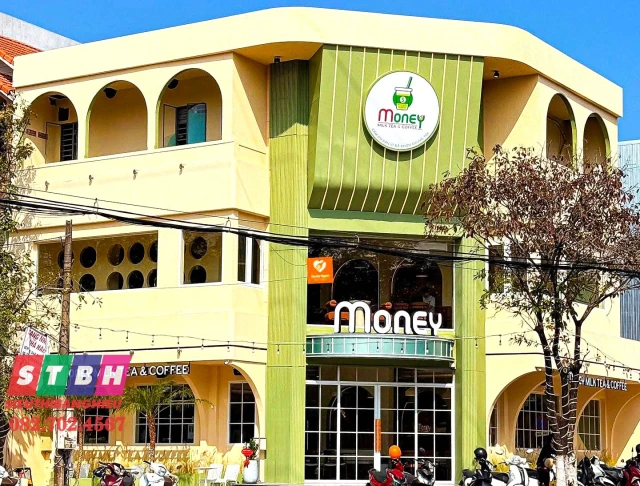 Bảng hiệu cà phê thẩm mỹ cao tăng nhận diện quán