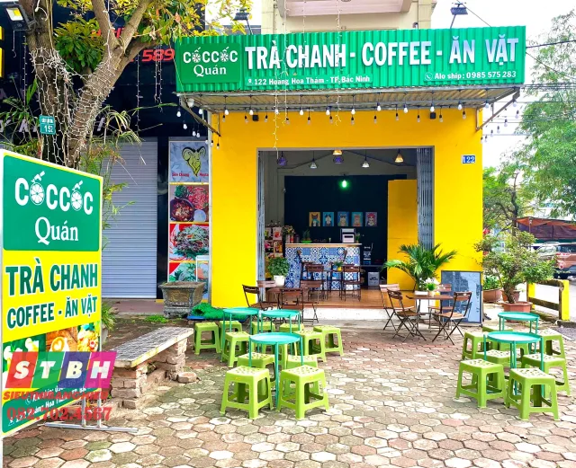 Mẫu bảng hiệu trà chanh dễ nhận diện từ xa