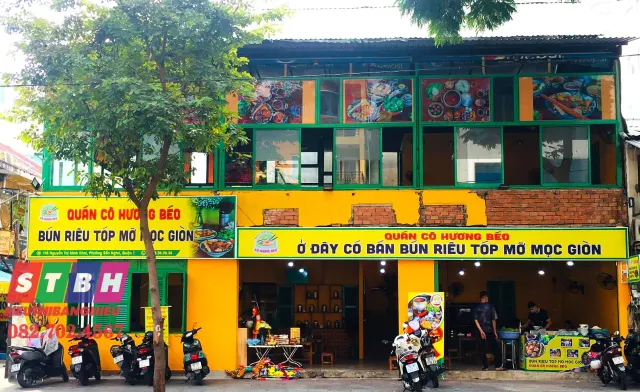 Bảng hiệu bún riêu cua đẹp đơn giản nhưng rất nổi bật