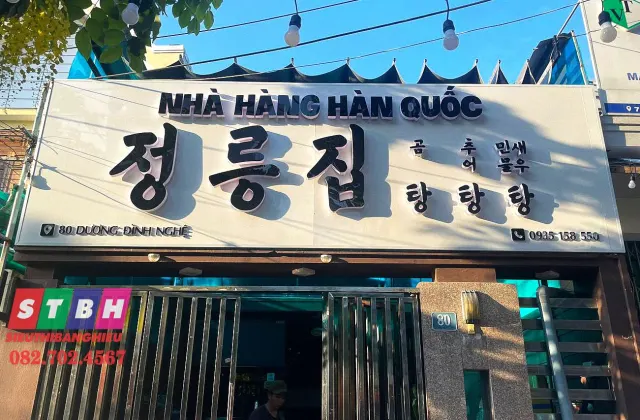 Làm bảng hiệu quán Hàn Quốc tại TP.HCM