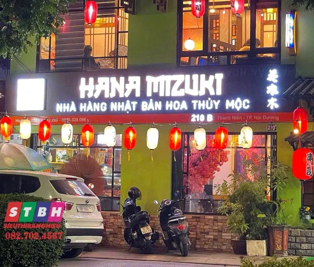 Bảng hiệu quán ăn Nhật Bản đẹp và nổi bật