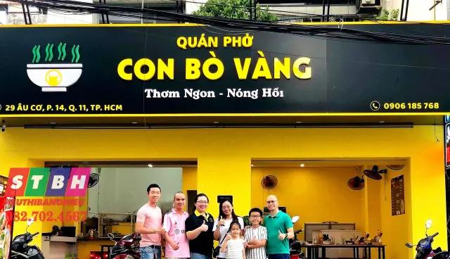 Bảng Hiệu Quán Phở đẹp bền chắc sử dụng lâu dài