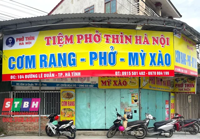 Bảng Hiệu Quán Phở đẹp giá rẻ phù hợp quán mới mở