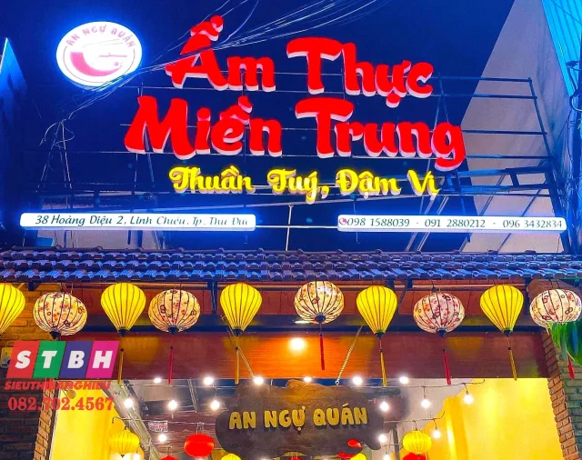 Thiết kế bảng hiệu bánh xèo độc đáo, khác biệt với đối thủ