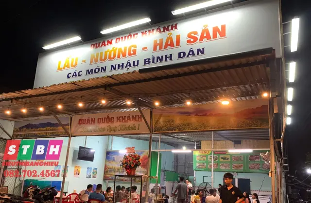 Bảng hiệu quán nhậu bình dân thiết kế thực tế dễ ứng dụng