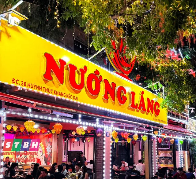 Thiết kế bảng hiệu quán nướng sáng tạo, ấn tượng thị giác