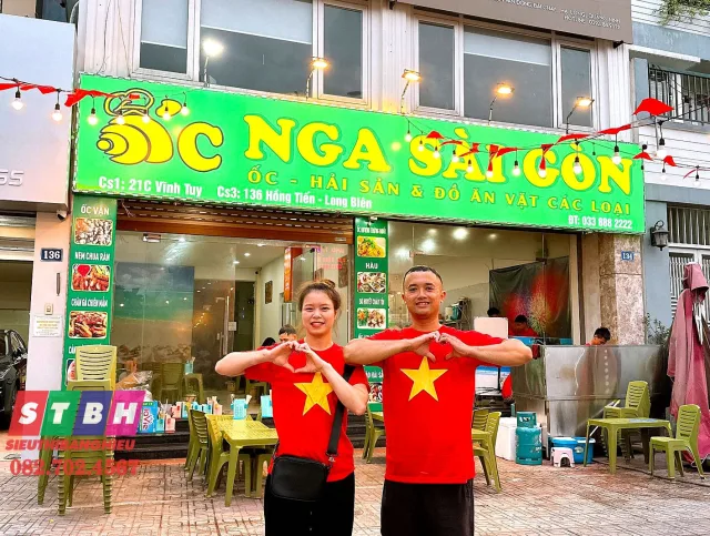 Bảng hiệu quán ốc bình dân thu hút khách nhờ thiết kế nổi bật