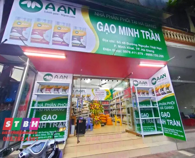 Thiết kế bảng hiệu đại lý gạo chuyên nghiệp