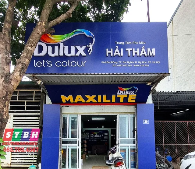 Bảng hiệu đại lý sơn uy tín, chuyên nghiệp