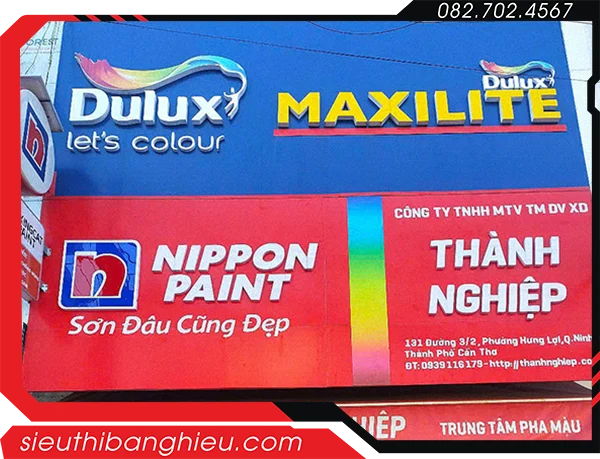 Bảng hiệu đại lý sơn