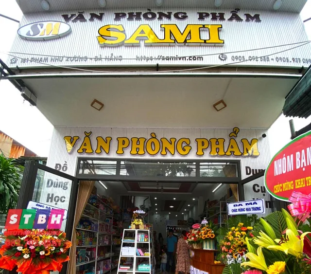 Thiết kế bảng hiệu văn phòng phẩm dễ bảo trì