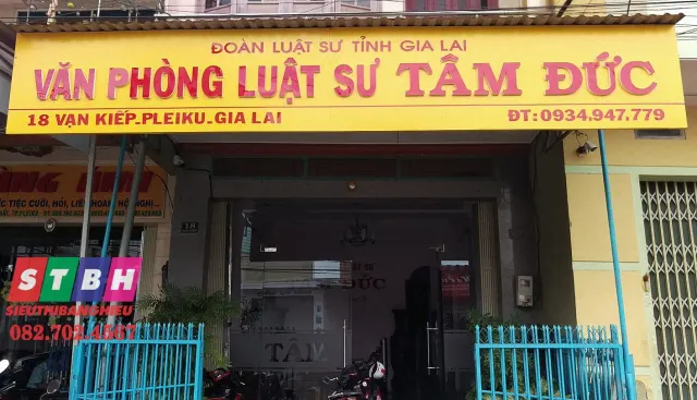 Bảng hiệu văn phòng luật sư cho luật sư cá nhân