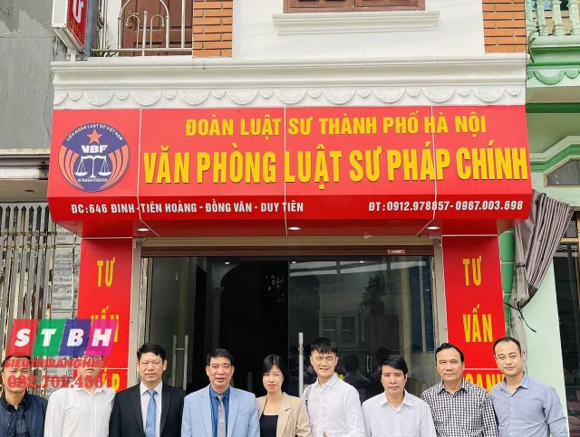 Bảng hiệu văn phòng luật sư sang trọng