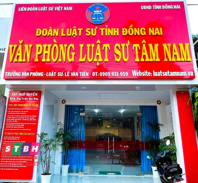 Bảng hiệu văn phòng luật sư tạo cảm giác tin tưởng