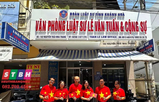 Mẫu bảng hiệu văn phòng luật sư chuyên nghiệp